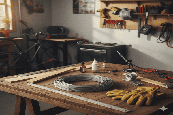 Materiales para hacer una jaula de alambre galvanizado