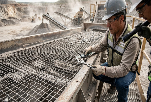 Normativas de cribas en procesos mineros